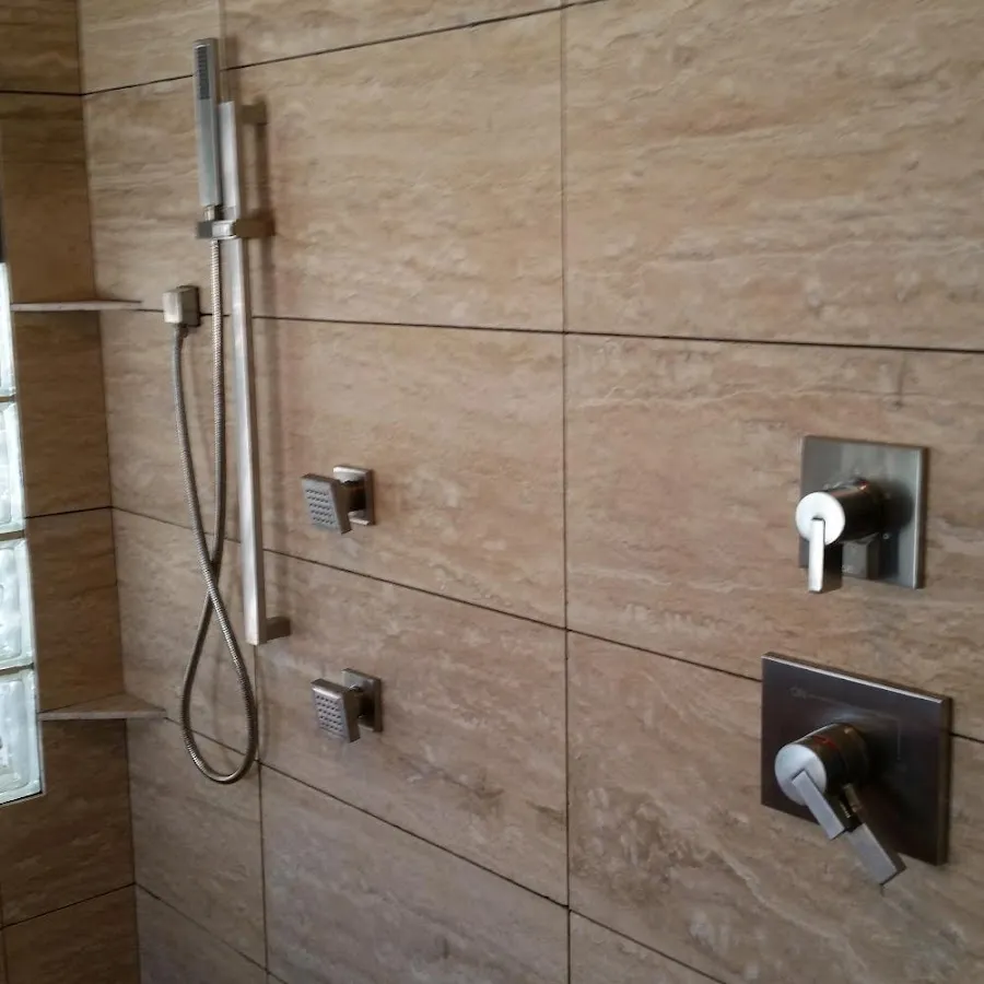 Shower fixture installation for Water Heater Replacement in Emporia